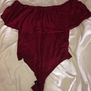 FASHION NOVA OFF THE SHOULDER BODYSUIT